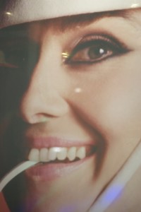Audrey Hepburn in den Sixties, hängt aktuell in der Boutique von Michael Barnaart van Bergen.