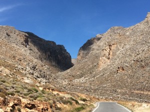So unwegsam ist die Gegend an der Ostküste von Kreta.