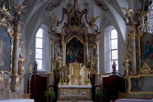Altar der Kirche von Lech
