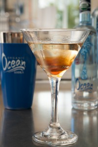 Ein Cocktail mit Organic Ocean Vodka ist der Ocean Caramel Splash. 